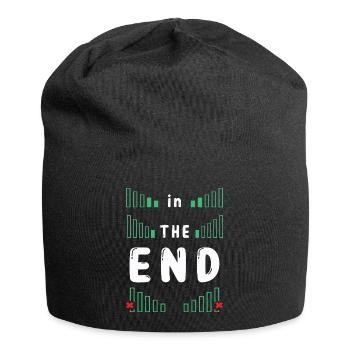AM ENDE - Jersey-Beanie - Schwarz - Vorne