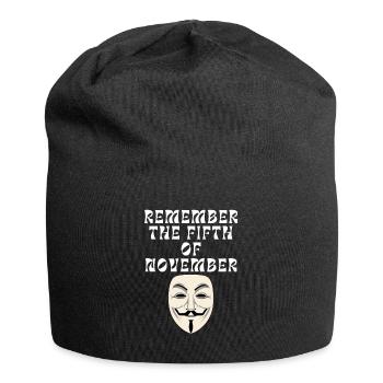Remember the fifth of November - Jersey Beanie - black - Front