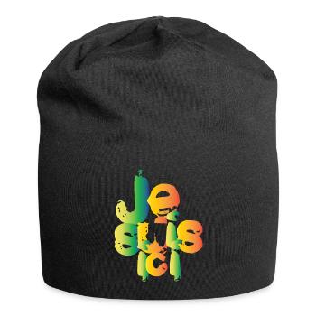 I'm here - Jersey Beanie - black - Front