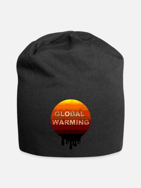Global Warming - Jersey Beanie - black