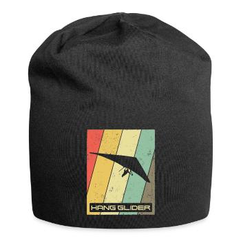 Hanggleiter Drachenflieger Deltasegler - Jersey-Beanie - Schwarz - Vorne