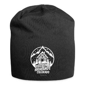 Aspen Highlands Colorado Skigebiet - Jersey-Beanie - Schwarz - Vorne