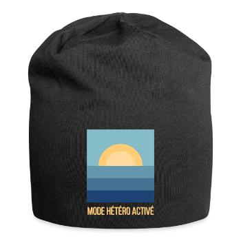 Mode Hétéro Activé Sunset - Bonnet en jersey - noir - Devant