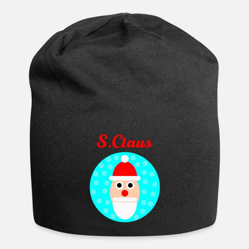 S.Claus - Bonnet en jersey - noir