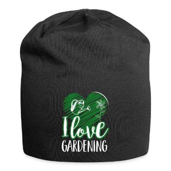 Hobby gardeners, fruit and vegetable gardeners - Jersey Beanie - black - Front