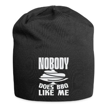 NOBODY DOES BBQ LIKE ME - Jersey Beanie - black - Front