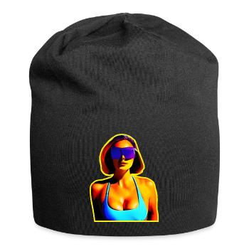 Last sun on Mars - Highlights - Jersey Beanie - black - Front