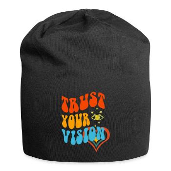 Faites confiance à votre cœur Vision - Bonnet en jersey - noir - Devant