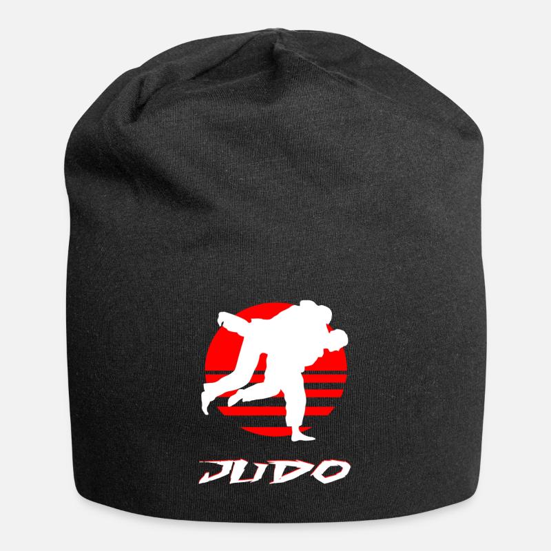 Judo - Jersey-Beanie - Schwarz