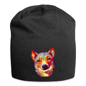 Propriétaire de chien Chien de berger Chien Propriétaire de chien - Bonnet en jersey - noir - Devant
