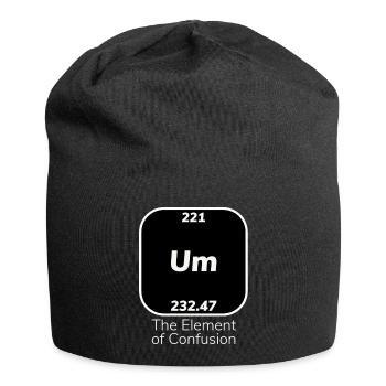 Um element of confusion - Jersey Beanie - black - Front