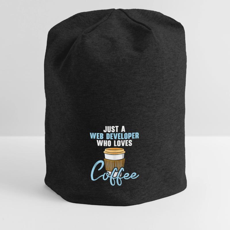 Website Development Coffee Web Developer Programme Jersey-Beanie