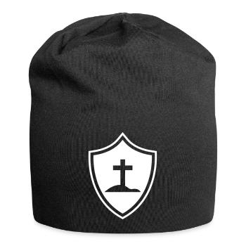 Armoiries croisées - Bonnet en jersey - noir - Devant