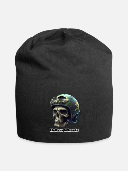 Hölle auf Rädern - Jersey-Beanie - Schwarz