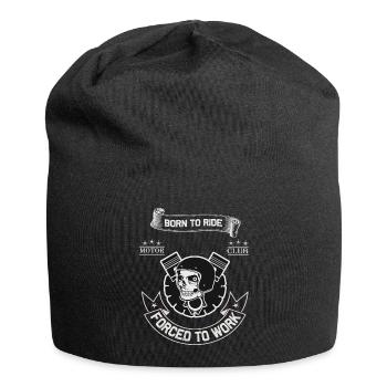 Born To Ride MC Skull Piston Design - Bonnet en jersey - noir - Devant