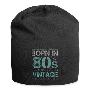 Les années quatre-vingt 80 80 - Bonnet en jersey - noir - Devant