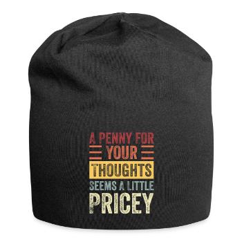 Funny sarcastic unisex T-shirt - Jersey-Beanie - Schwarz - Vorne