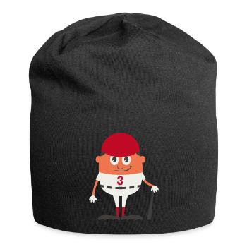 Ballsport - Jersey-Beanie - Schwarz - Vorne