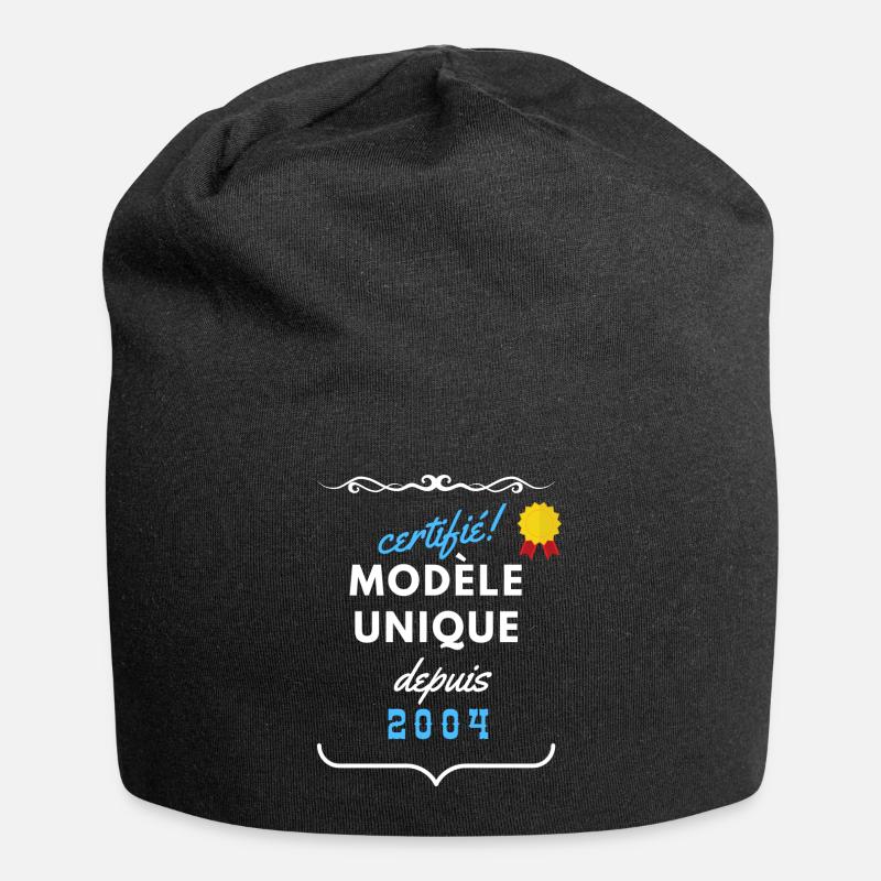certifié modèle unique depuis 2004 - Bonnet en jersey - noir