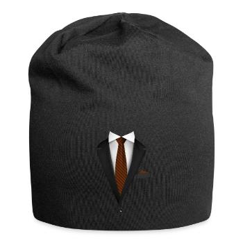 Tuxedo with a Tie For Weddings And Special - Jersey Beanie - black - Front