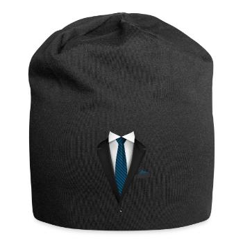 Tuxedo with a Tie For Weddings And Special - Jersey Beanie - black - Front
