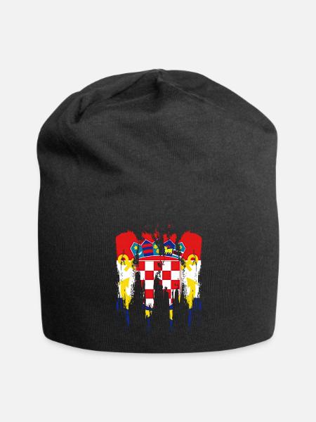 Kroatien Kroatisch Hrvatska Kroatien Kroaten vatreni - Jersey-Beanie - Schwarz
