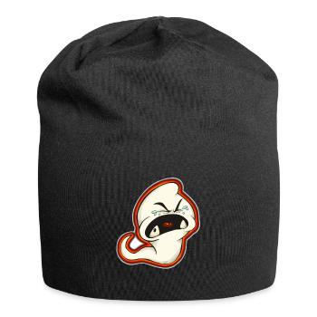 Sperma - Jersey-Beanie - Schwarz - Vorne