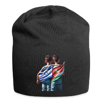 NEIN ZUM KRIEG - Jersey-Beanie - Schwarz - Vorne