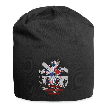 Veteranen, Veteranen, Waffenstillstand. - Jersey-Beanie - Schwarz - Vorne