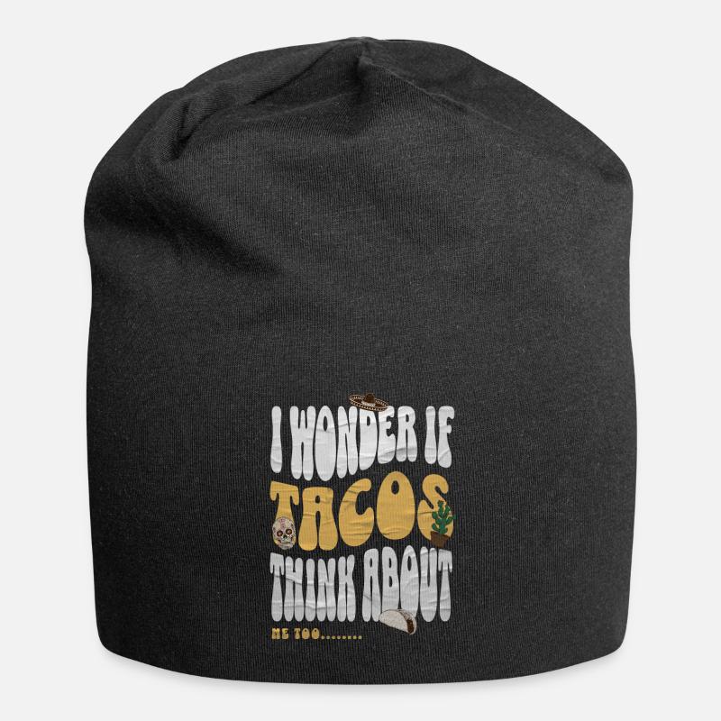 Taco - Jersey-Beanie - Schwarz