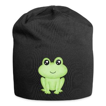 Grenouille - Bonnet en jersey - noir - Devant