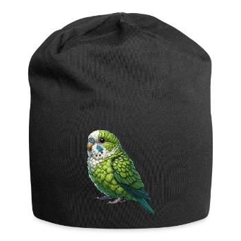 Perroquet Oiseau Perroquet Perroquet - Bonnet en jersey - noir - Devant