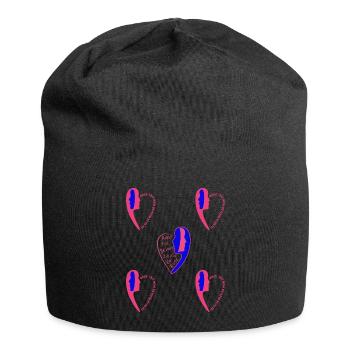 Séduction d'un homme amoureux. - Bonnet en jersey - noir - Devant