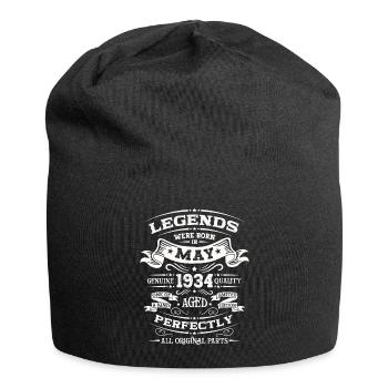 Légendaire Mai 1934 Millésime 1934 Anniversaire 1934 - Bonnet en jersey - noir - Devant