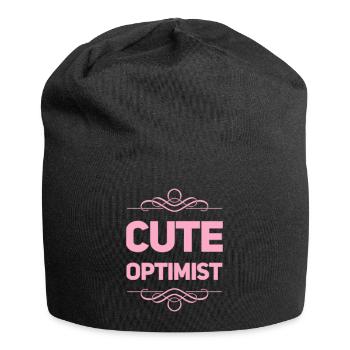 Cute Optimist - Jersey Beanie - black - Front