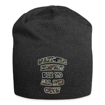 DNB Piratenradio Junglist Maximaler Respekt - Jersey-Beanie - Anthrazit - Vorne