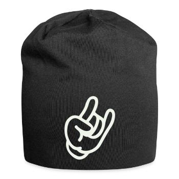 Main de roche - Bonnet en jersey - noir - Devant