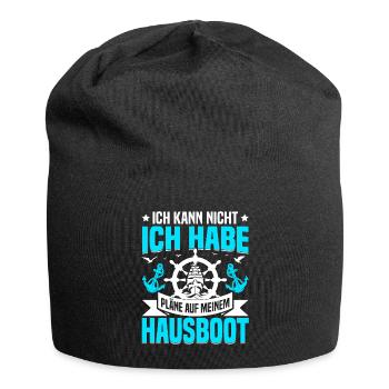 Houseboat license for houseboat captain - Jersey Beanie - black - Front