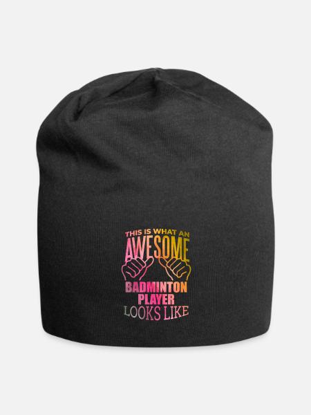 Badminton Badminton Badminton - Jersey-Beanie - Schwarz