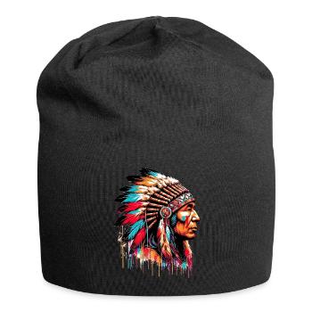 American Indian American - Jersey Beanie - black - Front