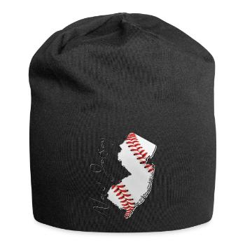 New Jersey (United States) | real baseball | Map Sct - Jersey Beanie - black - Front