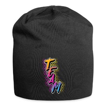 Team - Jersey-Beanie - Schwarz - Vorne