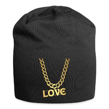 LOVE - Jersey Beanie - black - Front