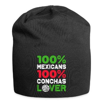 mexicans 100 per cent conchas lover Design - Jersey Beanie - black - Front