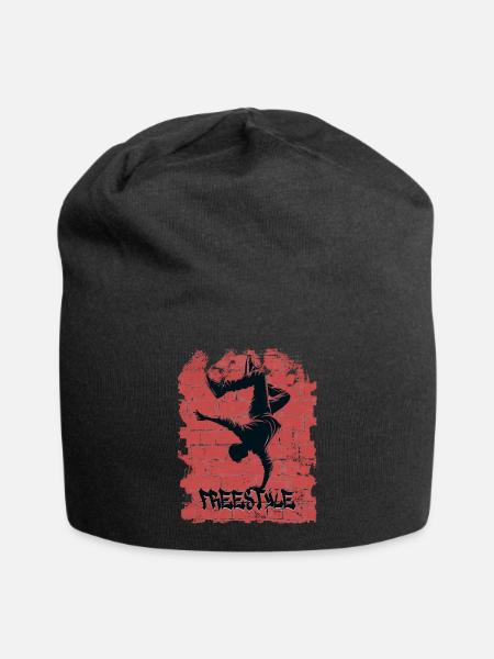 Freestyle - Jersey-Beanie - Schwarz