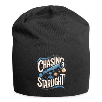 Teleskop Astronomie Astrofotografie - Jersey-Beanie - Schwarz - Vorne