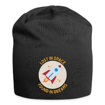 Lost in Space, Found in Dreams - Jersey Beanie - black - Front