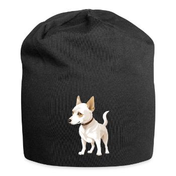 Cute Dog - Jersey Beanie - black - Front