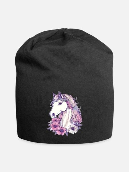 Cheval - Bonnet en jersey - noir