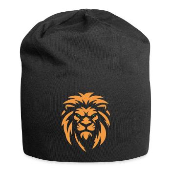 Angry Lion - Jersey Beanie - black - Front